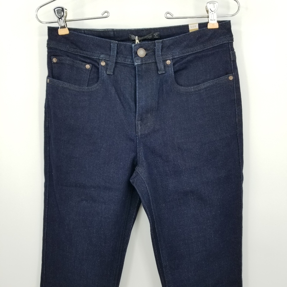 NWT Prana Morrison Raw Hem Crop Jean Rinse Dark Wash Size 4/27 - Picture 7 of 11